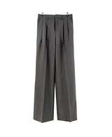 バンスピンタックワイドスラックス (3 color)