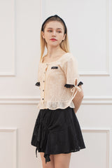 バタフライニットブラウス/butterfly knit blouse