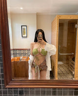 Green bikini