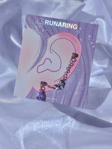 violet ribbon piercing
