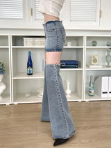 デニムミニスカートウォーマーセット/812. Denim mini sk warmer set