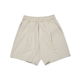 ワンタックワイドフィットショートパンツ/ONE TUCK WIDE FIT SHORT PANTS-OATMEAL