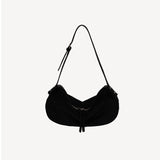 SUEDE BAGUETTE BAG