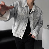 RU8315 Washing Denim Jacket (2 colors)