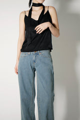 シルクスカーフスリーブレスセット / Silk Scarf sleeveless Set (2color)
