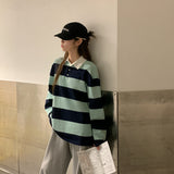 [Bellide made] Stripe Long Sleeve T-shirt