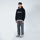カーシブロゴフーディー BLACK