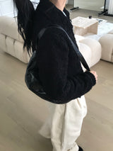リールシャーリングショルダーバッグ