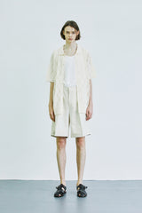 ウェーブニットハーフカーディガン/wave knited half cardigan cream