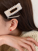 [925silver] ロニーアップルピアス / [925silver] Ronnie Apple Earrings