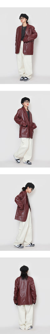 クリームブラックバルーンパンツ / Cream Black Balloon Pants