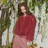Flower Embroidered Corduroy Jumper (6681243910262)