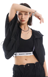 HALF ZIP-UP JUMPER_BLACK