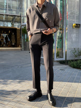 ディープデイリーセミフィットスラックス/Deep Daily Slim Fit Slacks (4 colors)