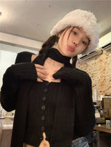 トゥイーティーマフラーニットトップス / Tweety muffler knit top