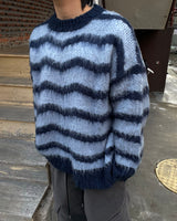 Wave Mohair Knit