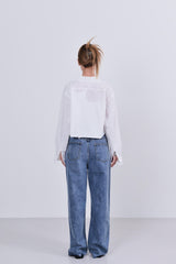 クロップシャツ / crease crop shirts