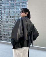 ダミアンバルーンレザージャケット/[引き合い殺到] Damien Balloon Leather Jacket