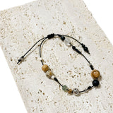 ザグレインオブウッドジェムストーンブレスレット / The grain of wood gemstone bracelet