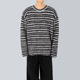 ストライプアンゴラニット / Striped Angora Knit