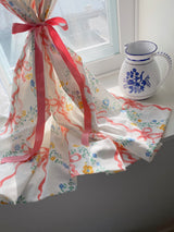 Princess Ribbon Curtain Screen Floral Print 230cm