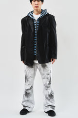 Over Single Leather Jacket (3color)