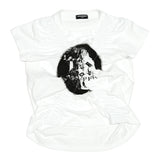 シャーリングロゴクロップTシャツ / 222 X shirring logo crop t - White