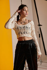 クロシェトップ/CROCHET TOP
