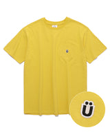 U LOGO POCKET TEE [YELLOW] (6552892047478)
