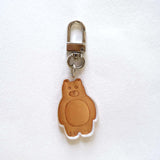 ベアクッキーキーリング/Bear cookie key ring(with sticker) (6680559714422)