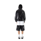 Cロゴワンタックサテンショートパンツ / C LOGO ONE TUCK SATIN WIDE SHORT PANTS
