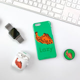 LAZY TIGER AIRPODS CASE (6538468851830)