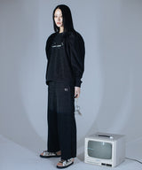 0 2 twinkle wide pants - BLACK (4641549877366)