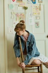 ROSETTE DENIM JACKET