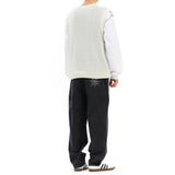 トライバルロゴニットベスト / TRIBAL LOGO KNIT VEST