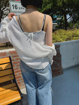 ソフトニットスリーブレスセット / Soft knit sleeveless set (3color)