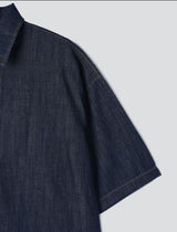 デニムスキッパーシャツ / Denim skipper shirt