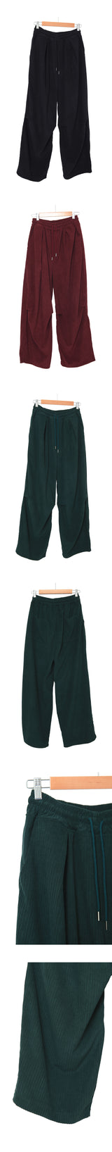 ピンタックコーデュロイバルーンパンツ / Pintuck Corduroy Balloon Pants
