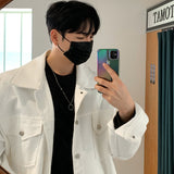 Buttoned Pocket Cotton Jacket (6684153217142)