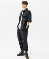 TWO POCKET STRING HALF SHIRTS (KHAKI) (6585202704502)