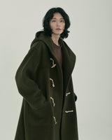 ダッフルコート/unisex duffle coat khaki