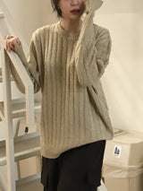 Pollito winding round knit