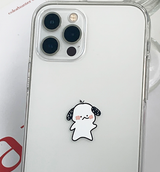 ブラックフラッフィー２フォーンケース / Black Fluffy 2 Phone Case