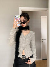 センターポイント長袖Tシャツ
