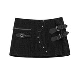 ローウエスットパイソンスカート / LOW-WAIST PYTHON SKIRT