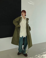 ストレートウォッシュドデニムパンツ/no.5187 Straight Washed Denim Pants (2color)