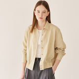 スプリングバンディングシャツ/Spring banding shirt_lemon grass