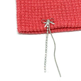 リボンチェーンビーニー / Ribbon Chain Beanie [Pink]