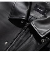 ラムスキンオーバーフィットボンバージャケット/LAMSKIN OVERFIT BOMBER JACKET