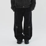 Four Pocket Black Denim